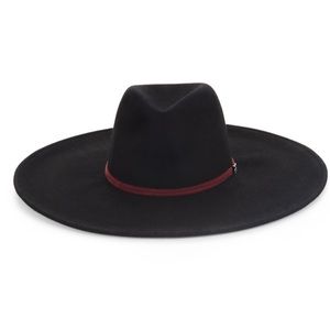 BCBG butterfly black floppy hat